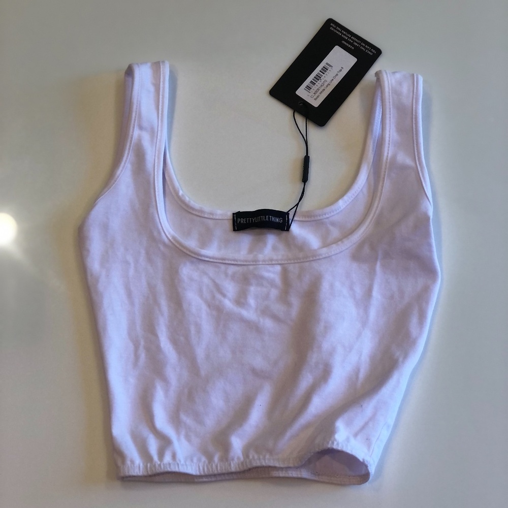 White Crop Top